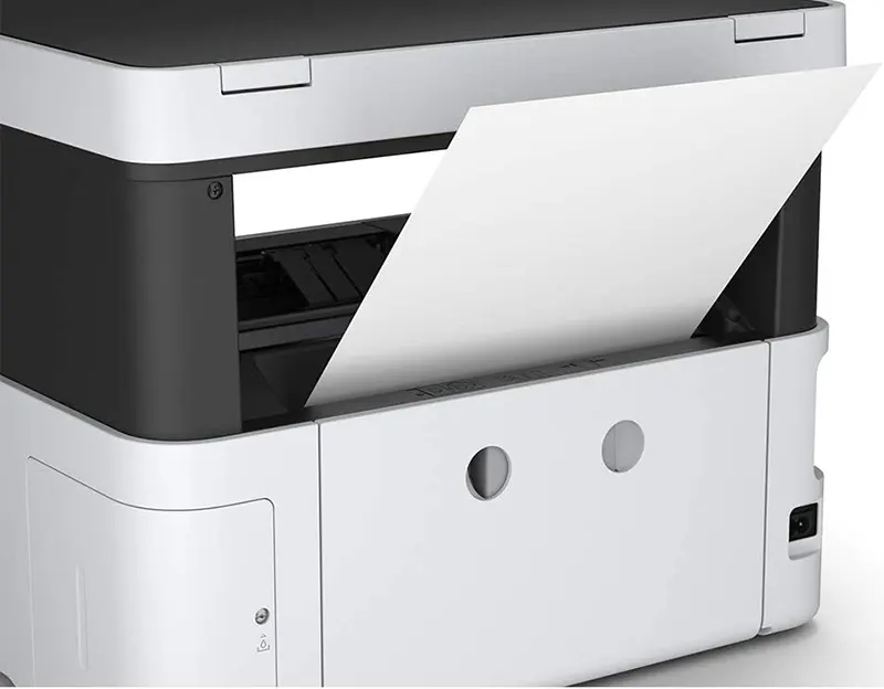 Epson EcoTank M2140 Monochrome Inkjet Printer (Print - Scan - Copy - LCD Screen), White x Black