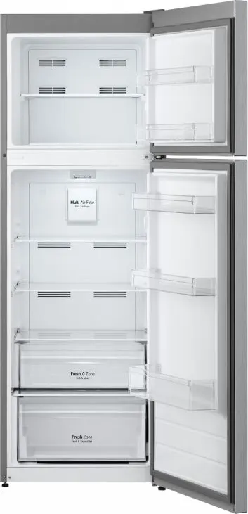 LG refrigerator, no frost, 309 litres, 2 doors, silver, GTF312SSBN