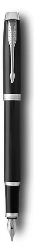 Parker IM 2093216 Fountain Pen and Ballpoint Pen Set, Black x Silver