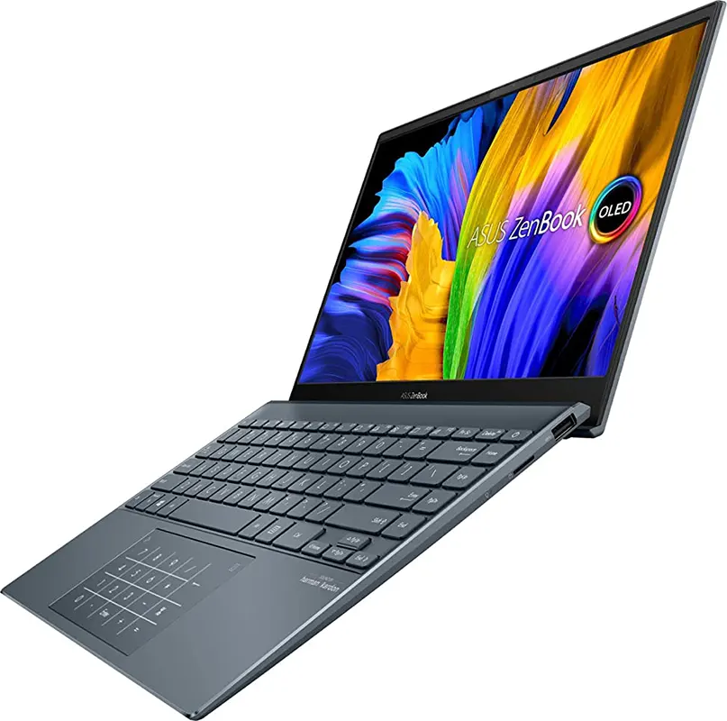 لاب توب اسوس ZenBook 13 UX325EA-KG235T، معالج من الجيل الحادي عشر، Intel® Core™ i5، رامات 8 جيجابايت، 512 جيجابايت SSD هارد، Intel Iris Graphics، شاشة 13.3 بوصة OLED FHD، ويندوز، رمادي