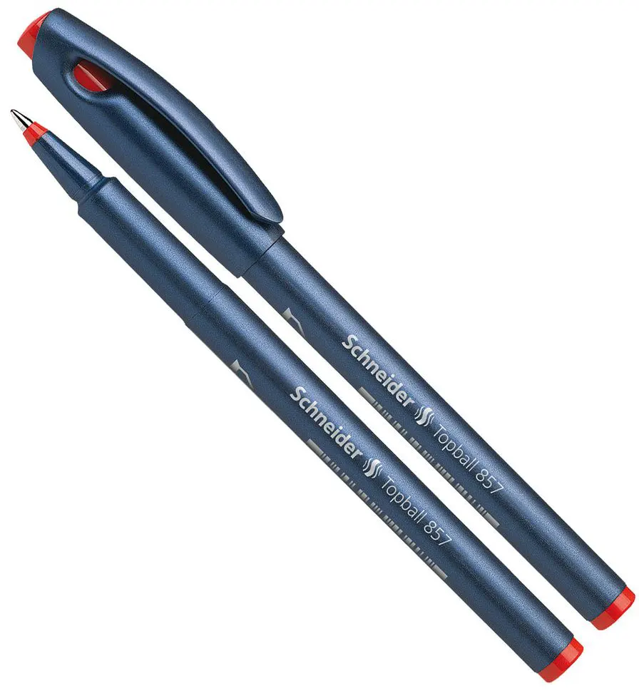 قلم جاف أحمر من شنايدر  Topball 857
