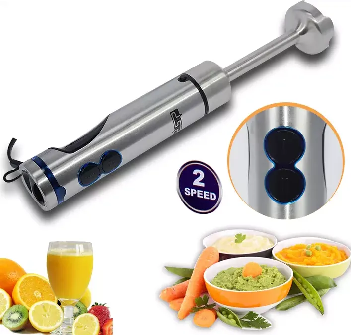 DSP Hand Blender, 700 Watt, 500 ml , with whisker and Chopper, Silver KM1040