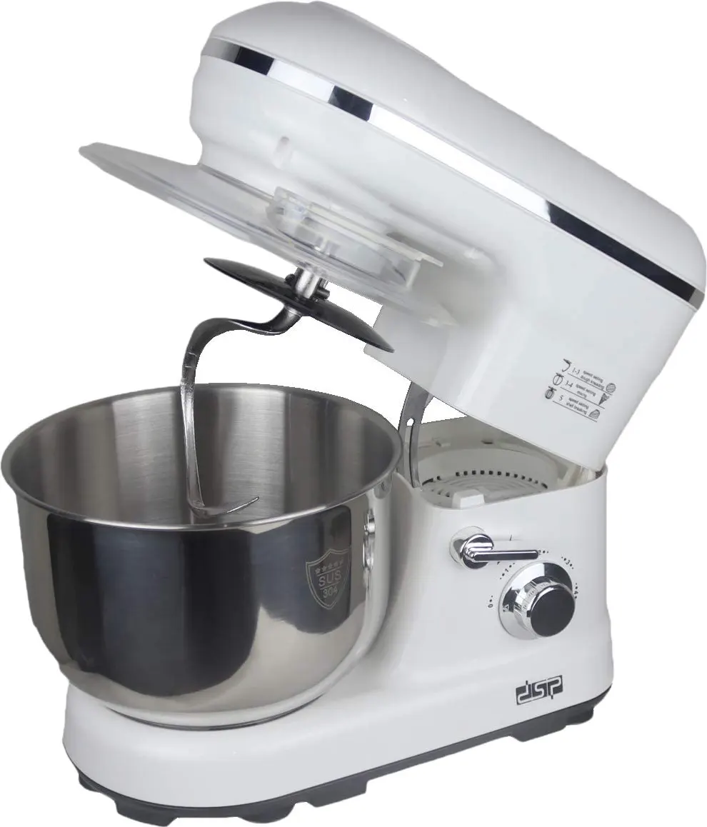 DSP Stand Mixer, 1200 Watt, 5 Liter, White, KM3007
