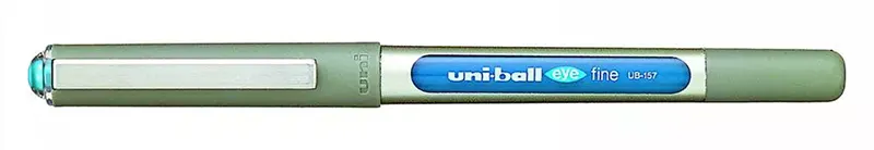 Uniball Rollerball pen, Light blue, ub-157