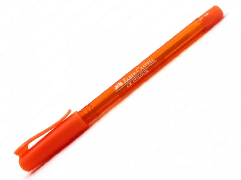 Faber-Castell ballpoint Pen, 1 mm, Orange, CX.247099