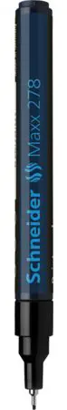 قلم ماركر شنايدر، سن رفيع، ثابت، أسود، MAXX 278