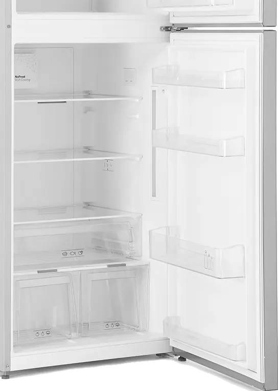White Point Refrigerator, No Frost, 420 Liters, 2 Doors, Silver, WPR463S