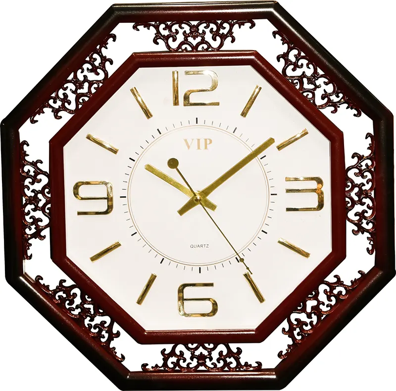 Star Wall Clock - Brown