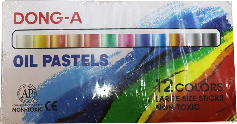 مجوعة ألوان باستيل  زيت دونج إيه كبيرة الحجم، 12 لون ، ألوان متعددة