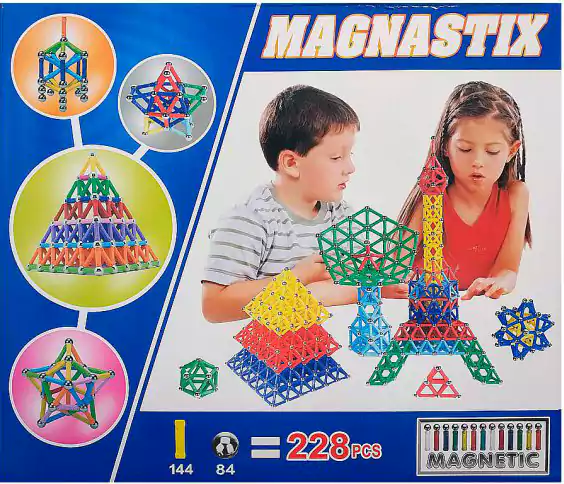 تركيبات مغناطيس 84قطعة