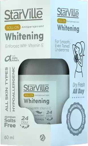 Starville Whitening Deodorant Roll on For Women 60 ml