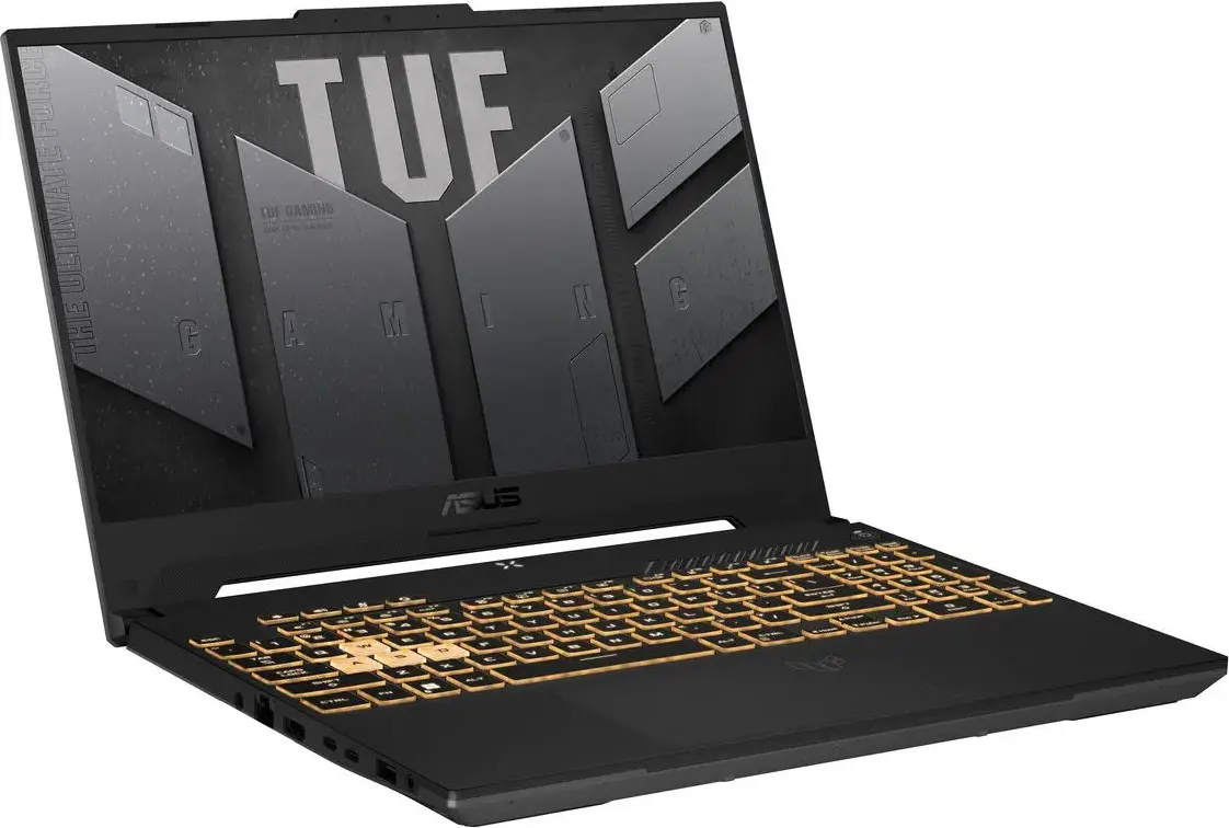 لاب توب اسوس TUF F15 FX507ZC-HN003W، معالج من الجيل الثاني عشر، Intel® Core™ i7-12700H، رامات 16 جيجابايت، 512 جيجابايت SSD هارد، NVIDIA RTX3050-4GB، شاشة 15.6 بوصة FHD 144 هرتز، ويندوز 11، رمادي