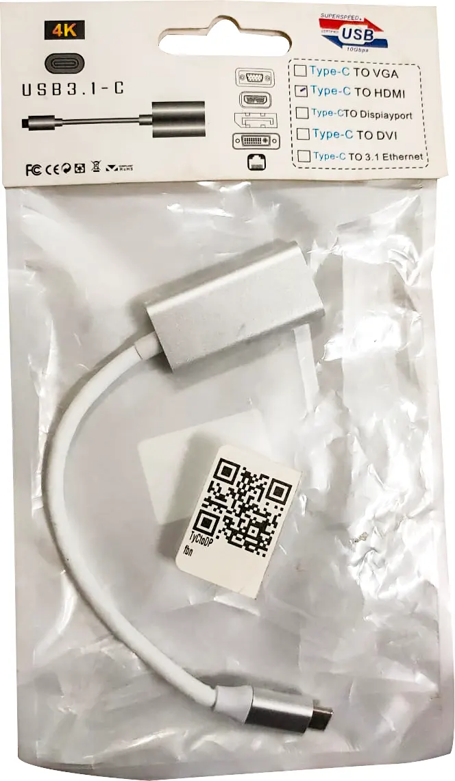 كابل كوجر 4 K من النوع C إلى محول HDMI