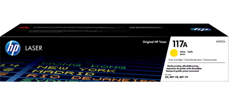 HP 117A Toner Cartridge, Yellow