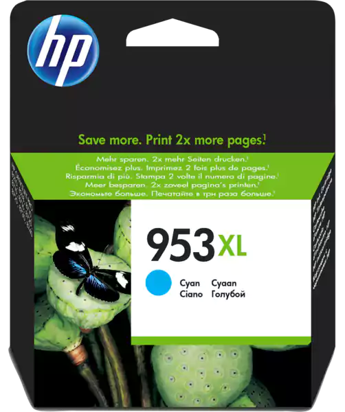 HP 953XL Ink Cartridge, Cyan