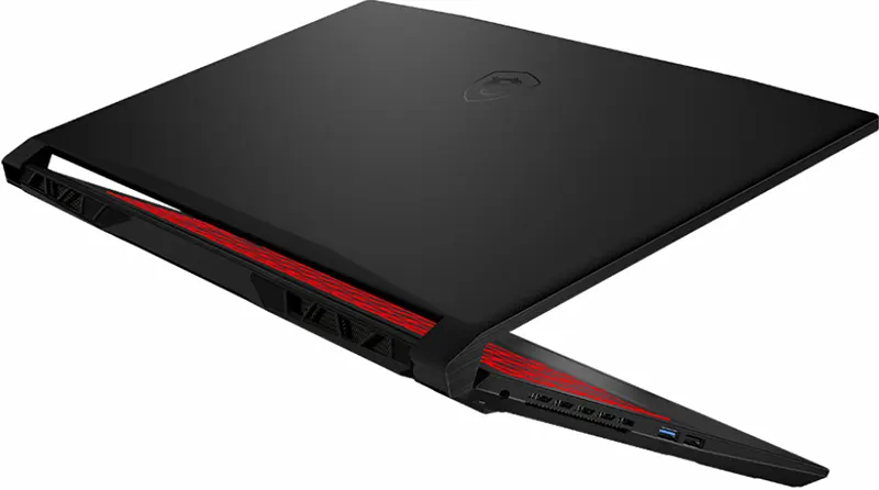 لاب توب إم إس آى كاتانا GF66 للألعاب (11UE-812EG)، معالج Intel® Core™ i7-11800H، الجيل الحادي عشر، رامات 16 جيجابايت، 1 تيرابايت SSD هارد، NVIDIA® GeForce RTX™ 3060-6GB GDDR6، شاشة 15.6 بوصة FHD، ويندوز 11، أسود