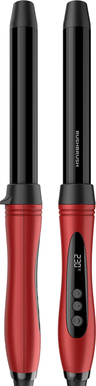 مكواة تجعيد الشعر راش برش، 230 درجة سيليزيوس، أحمر، C1