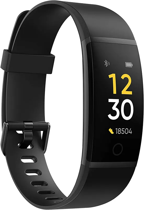 Realme Smart Tracker Band, Bluetooth 4.2, 0.96 inches Touch Screen, Water Resistant, 7 days battery, health tracker, Black