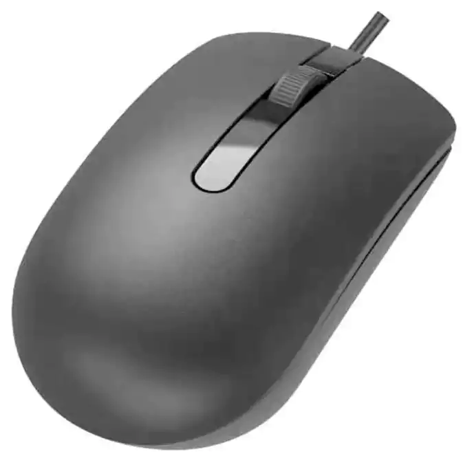 ماوس سلكي إي ترين، 1.5 متر، 1000 DPI، رمادي، MO771