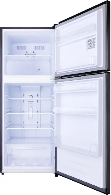 ثلاجة فريش، نوفروست، 397 لتر، 2 باب، أسود، FNT-BR470KB