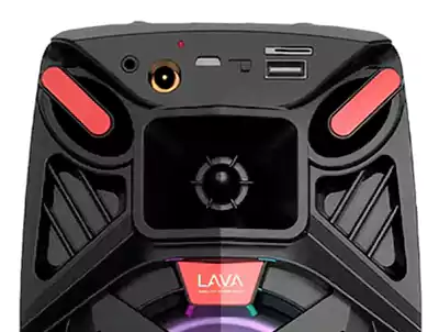 Lava Subwoofer Speakers, Bluetooth, 6 Watt, Black, ST-6601
