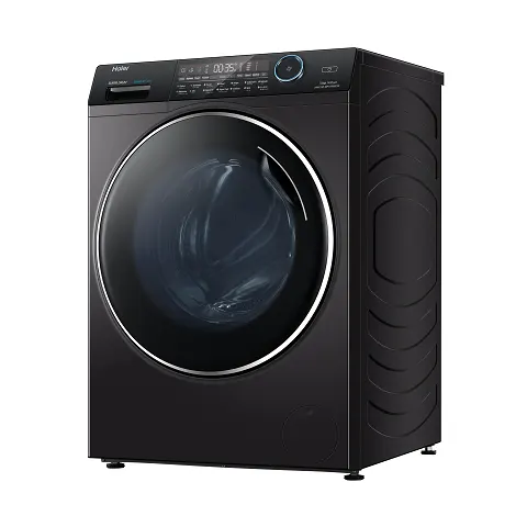 Haier Front Loading Washing Machine, 15 kg, Digital Screen, Dark Silver, HW150-BP14986ES8