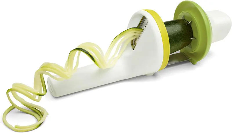 Manual Silicon Press Vegetable Slicer - Green
