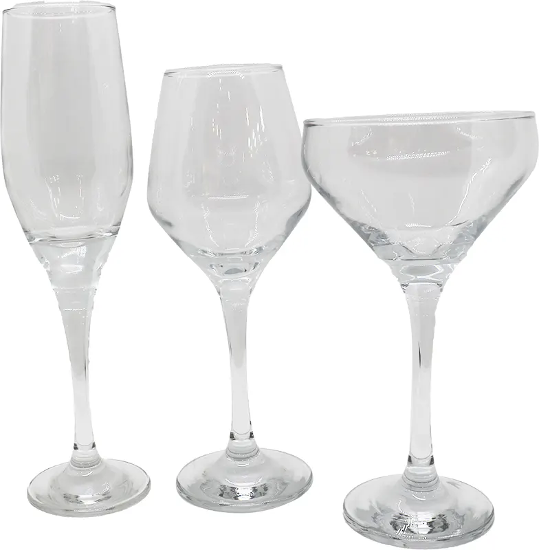 طقم كاسات دفن 18قطعة ساده