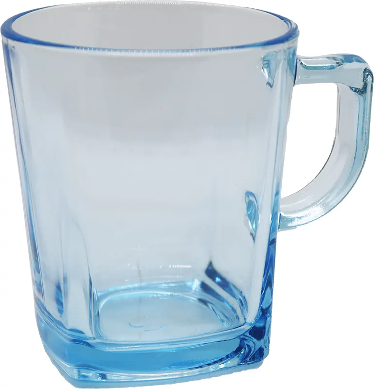 Curry tea mug set of 6 pieces - light blue