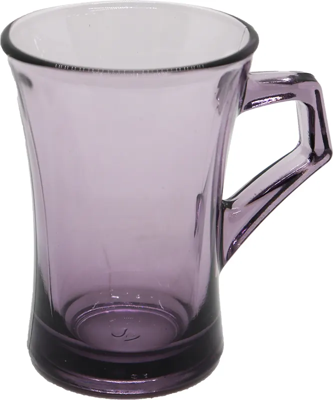 طقم مجات قهوة ازور6 قطع - سادة بنفسجي