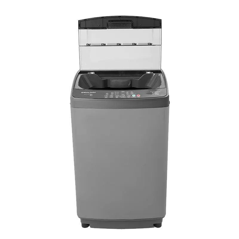 White Point Ghost Top Loading Washing Machine, 13 KG, Diamond Drum, Digital Display, Dark Grey, WPTL13DPGMA