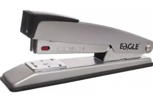 Eagle Metal Office Stapler, Quick Use, Silver 206