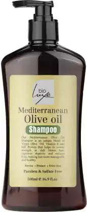 شامبو ميديترنين  يزيت الزيتون  خالي من السلفات  من بيولوكس  500مل