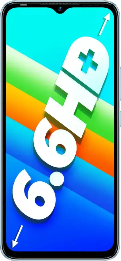 Infinix Smart 6 HD mobile, dual SIM, 32 GB internal memory, 2 GB RAM, 4G LTE, cyan