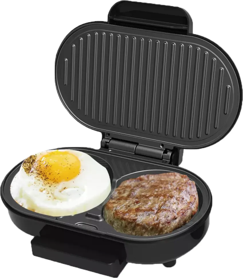 DSP Burger Maker, 1 Slice, 1200W, Black, KC1124