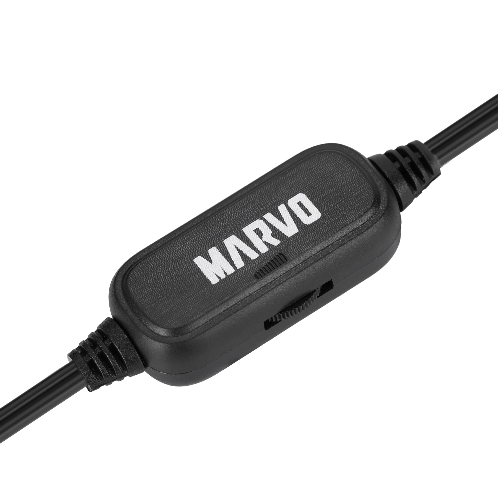 Marvo Gaming Headphones, 6 Watt, 2 Pieces, RGB Light, Black, SG-118