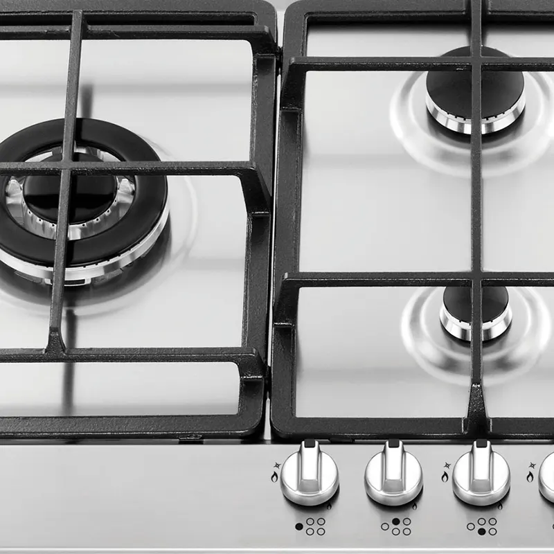 Nardi Built-In Hob, 90 cm, 5 Burners, Royal Gas Perfect cooker, 5 burners, 60 * 90 cm, digital, cast iron holders, full safety, oven fan, silver, VG95