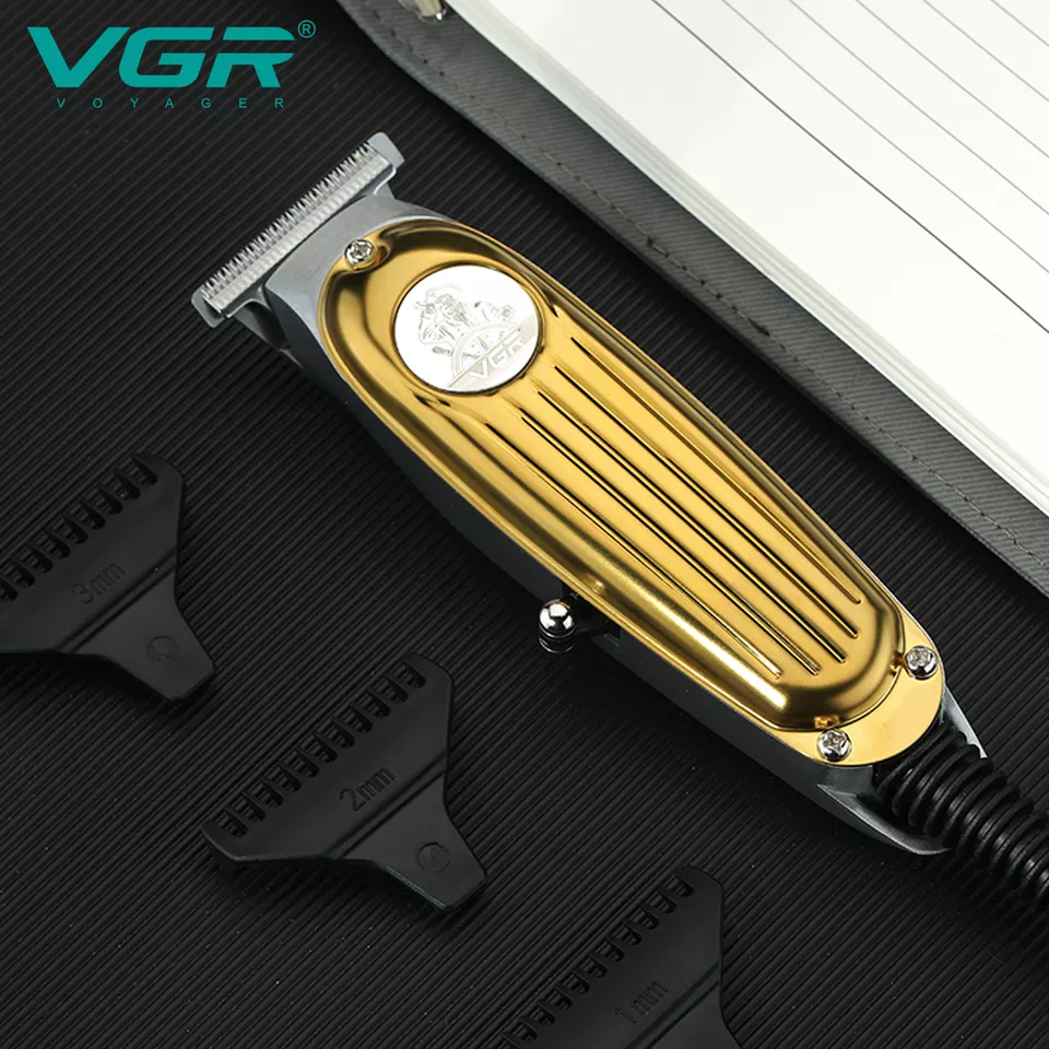 VGR Hair Trimmer For Men, Silver - V-122