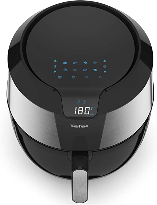 قلاية هوائية بدون زيت  تيفال 1800 وات، 5 لتر، أسود Ey701D28