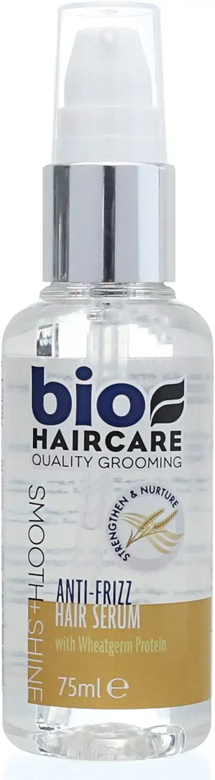 Bio Haircare Anti Frizz Hair Serum With Wheatgerm Protein 75 Ml