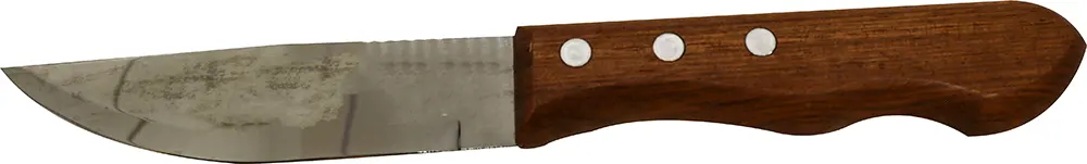 سكينة مطبخ للحوم برازيلى أستنالس حادة بيد خشب - بني