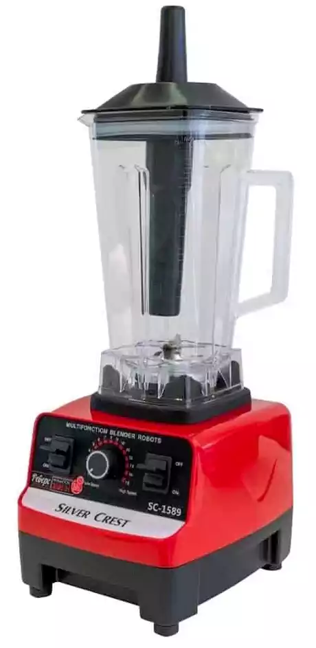Silver Crust Electric Blender, 4500 Watt, 2 Liter, Red, SC-1589