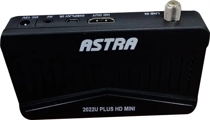 Astra Receiver, 2 Remotes, 2022U Plus HD mini