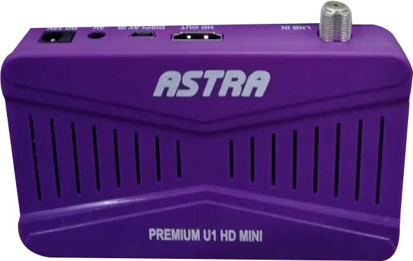 Astra Receiver 2 Remote Control Premium U1 HD MINI