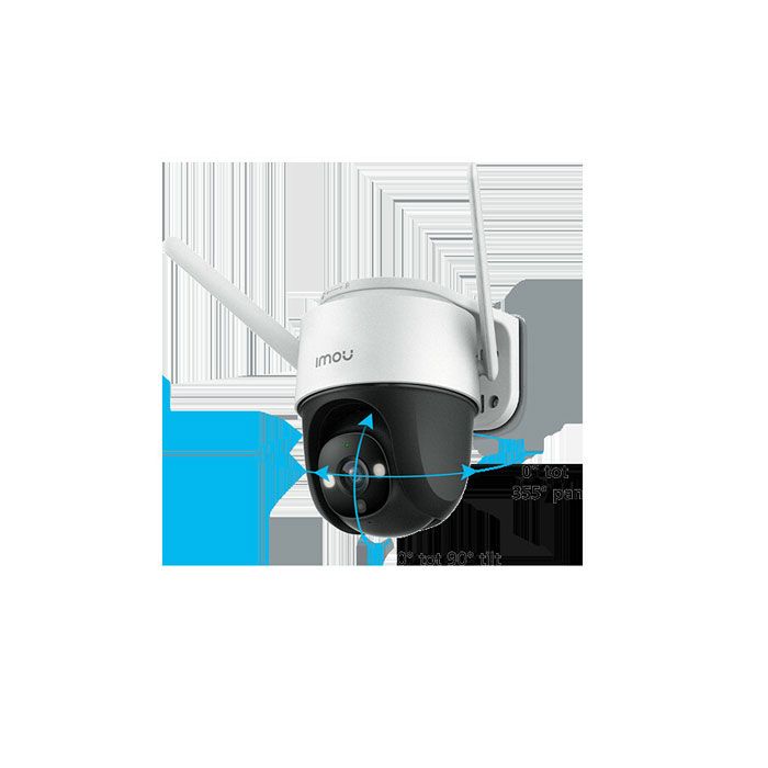 Imo Security Camera, Wi-Fi, 2 MP, 3.6 mm, Portable, IPC-S22FP, White