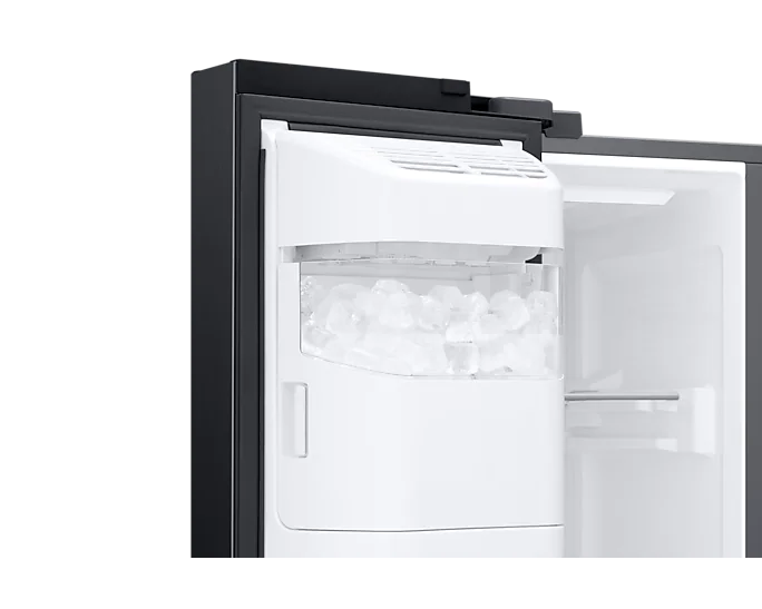 Samsung Side by Side Refrigerator, No Frost, 634 Liters, Inverter, 2 Doors, Water Dispenser, SpaceMax™ Purification, Black, RS68A8820B1