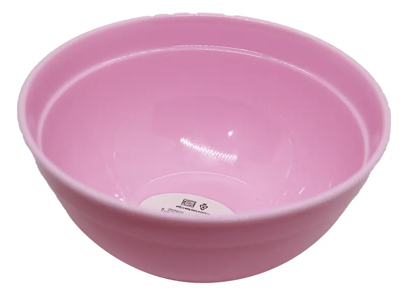 Heroplus plastic bowl, round shape - pink