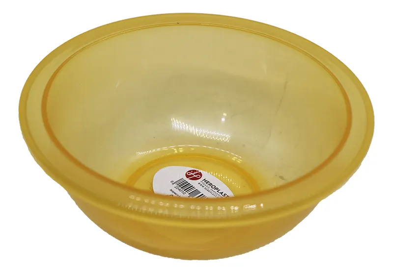 بولة بلاستيك من هيروبلاس شكل دائري - أصفر