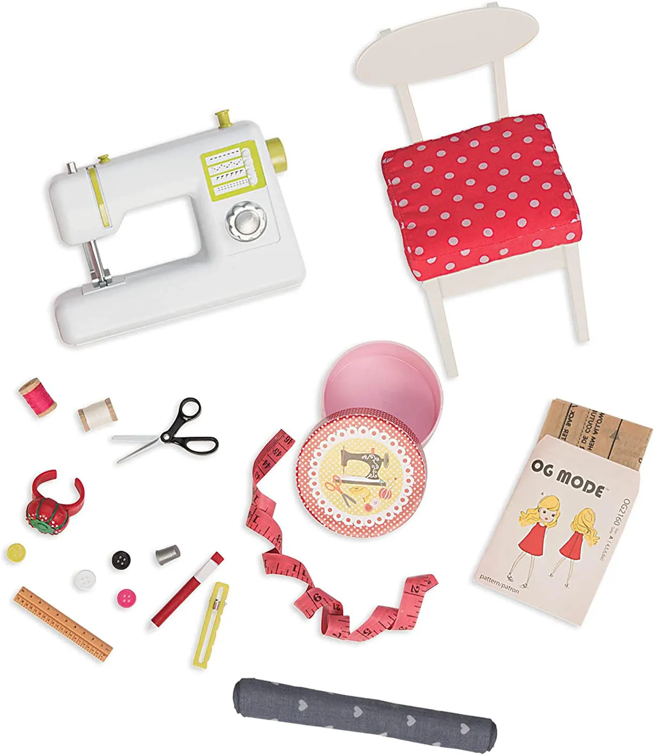 Sewing tools for dolls game
