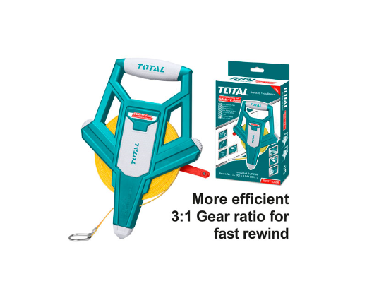 TOTAL Fiberglass Measuring Tape TMTF12506